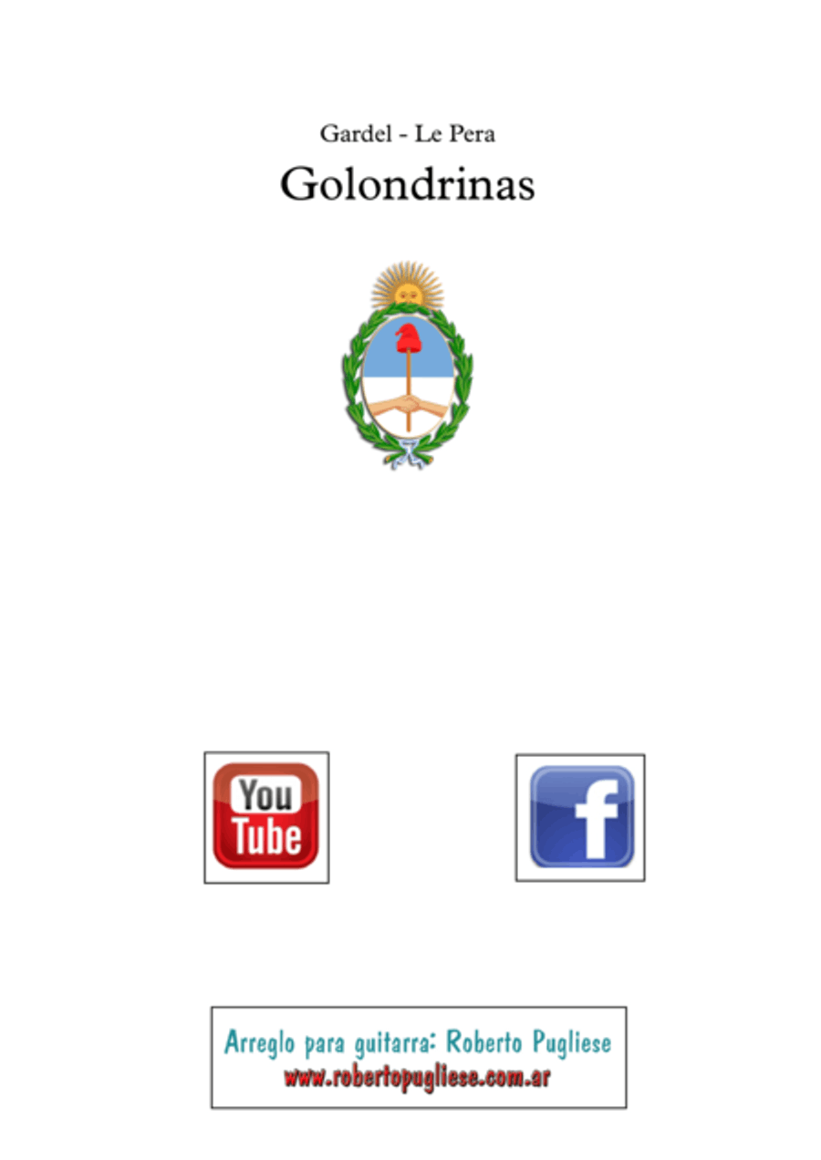 Golondrinas - Tango (Gardel – Lepera) Classical Guitar scores gallery preview page 2
