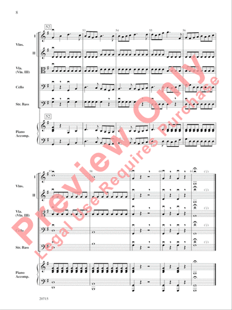 Finale String Orchestra scores gallery preview page 9