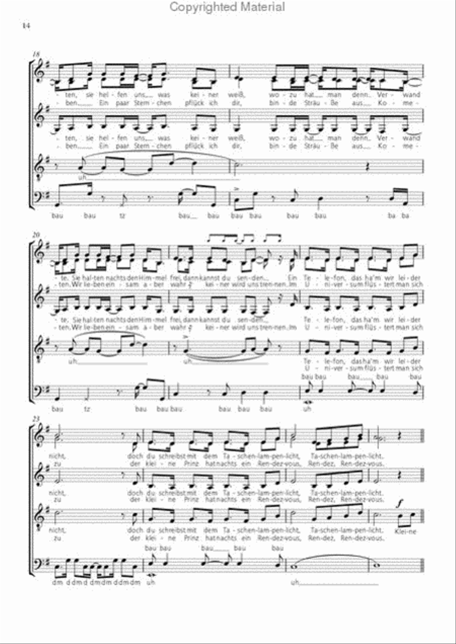 Carbonara 4-Part scores gallery preview page 9