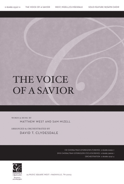 The Voice Of A Savior - DVD ChoralTrax