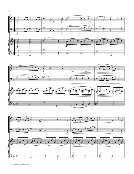 Nina - Euphonium and Piano/Organ (D minor) image number null