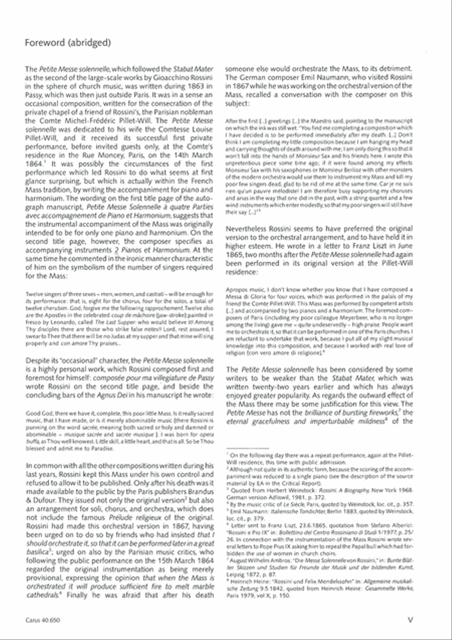 Petite Messe solennelle 4-Part scores gallery preview page 6