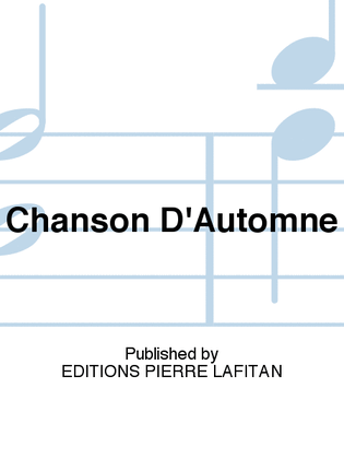 Chanson D'Automne