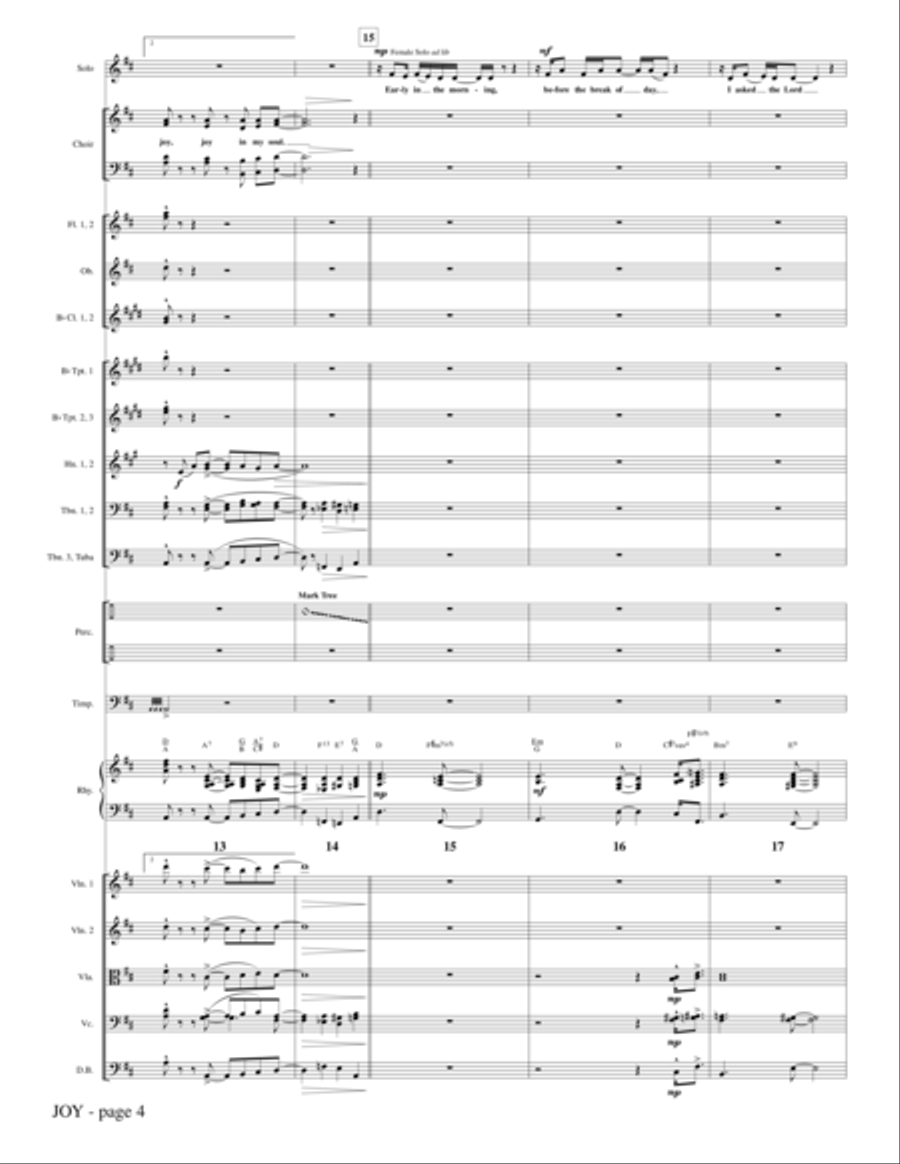 Joy - Full Score Choir scores gallery preview page 4