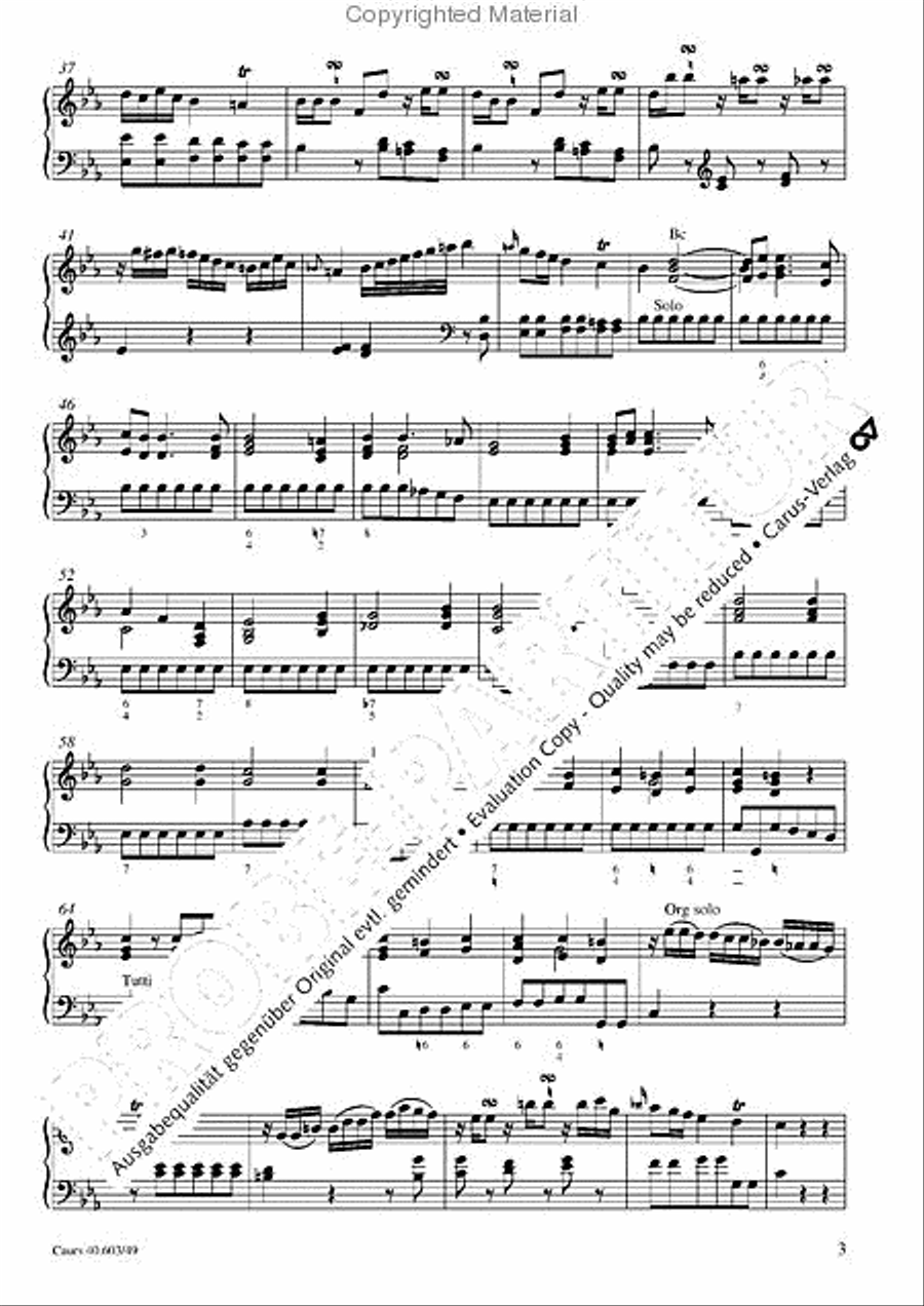 Grosse Orgelsolomesse in Es Voice scores gallery preview page 4