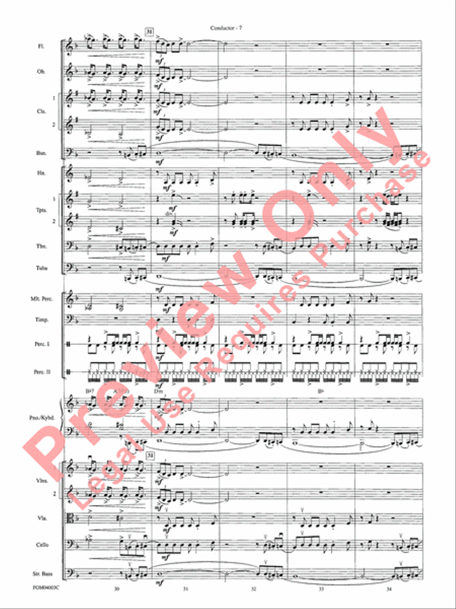The Pink Panther Full Orchestra scores gallery preview page 10