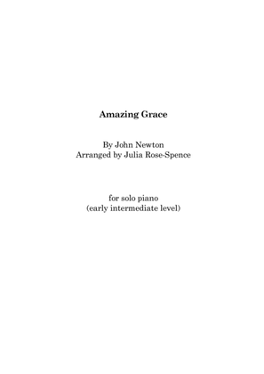 Amazing Grace (piano solo: advanced)