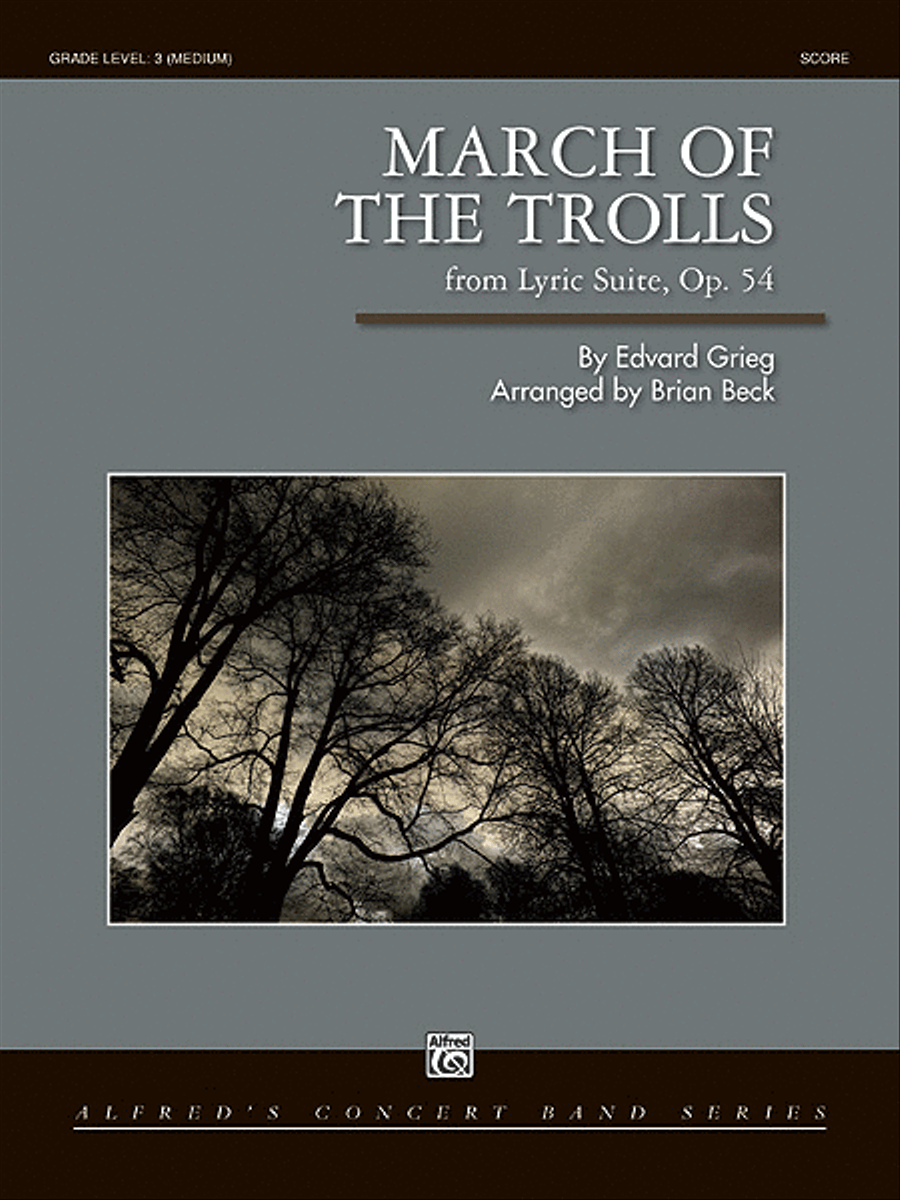 March of the Trolls Concert Band scores gallery preview page 1