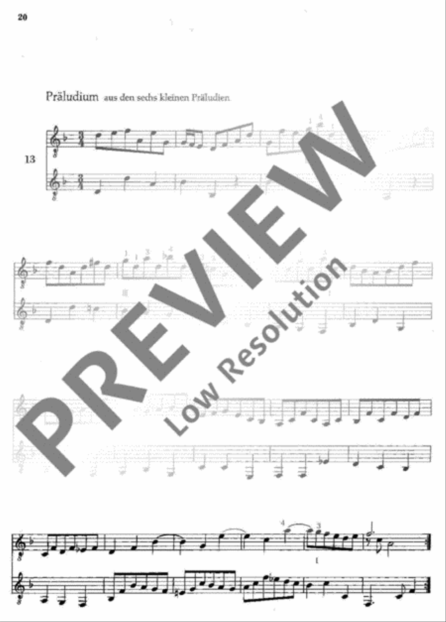 16 Little Pieces Classical Guitar scores gallery preview page 21