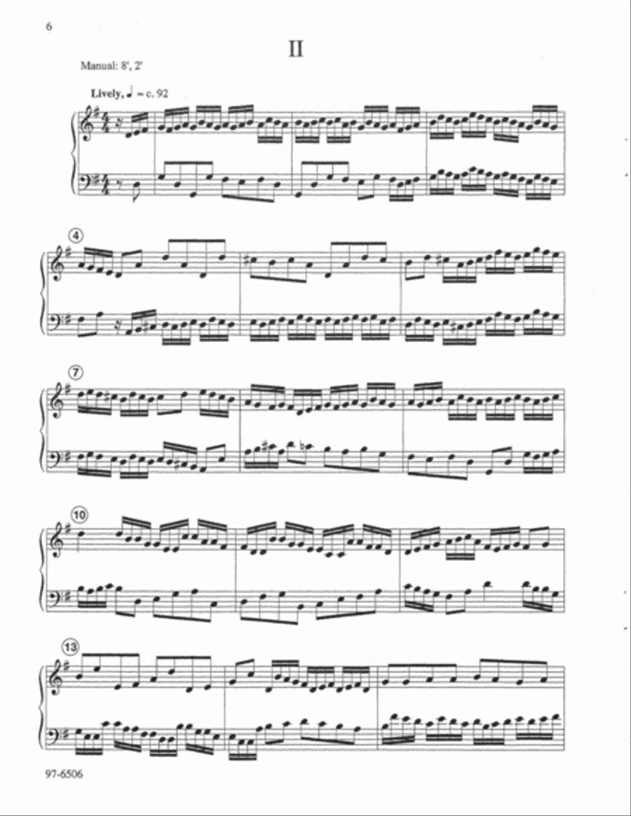 Partita on Azmon Partita on Azmon Organ scores gallery preview page 4