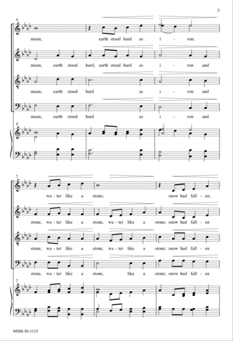 In the Bleak Midwinter Divisi scores gallery preview page 3