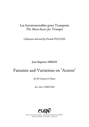 Book cover for Fantaisie and Variations on "Acteon"