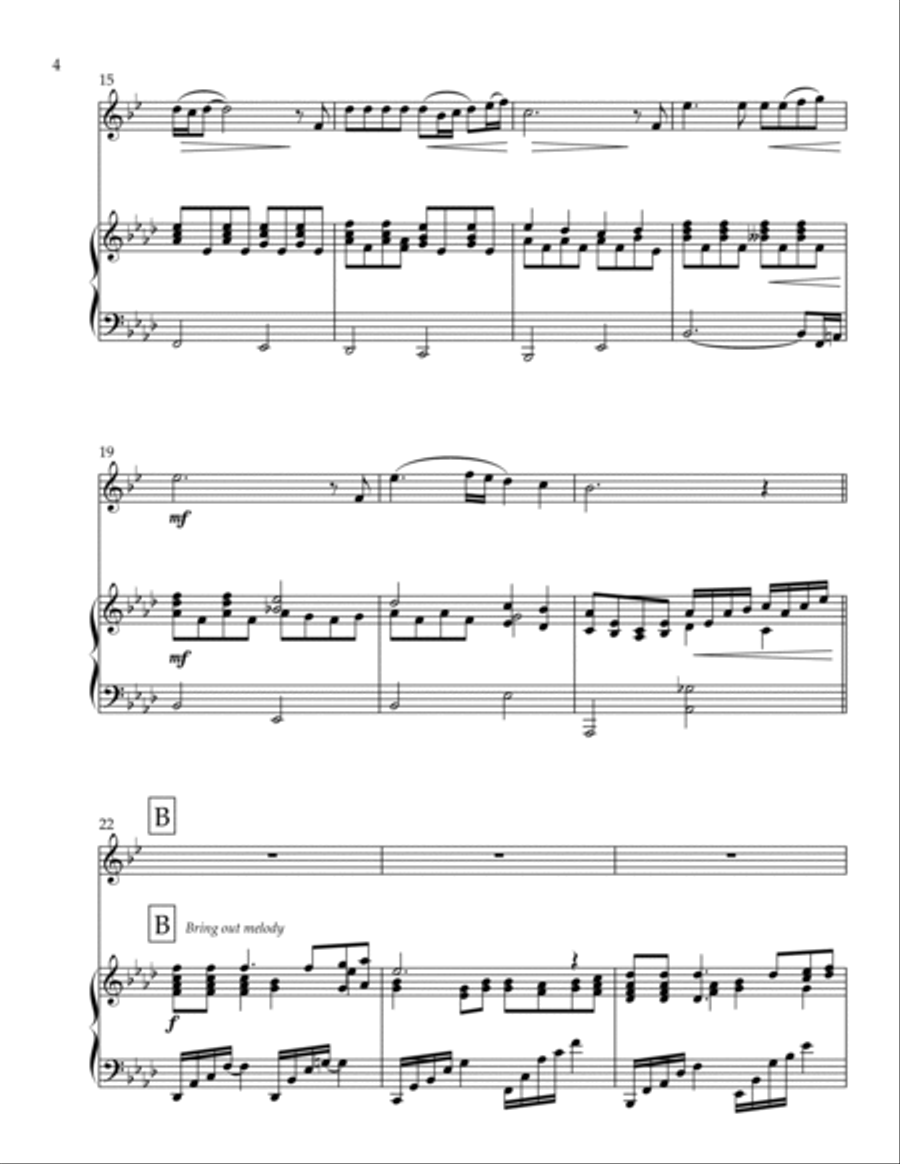 Make Me A Channel Of Your Peace (prayer Of St. Francis) Tenor Saxophone scores gallery preview page 4