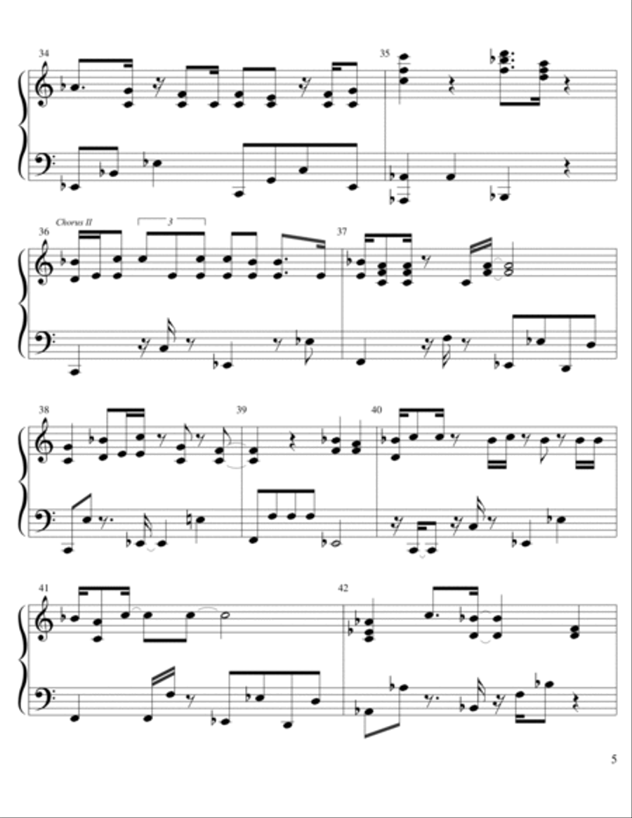 The Other Side Piano Solo scores gallery preview page 5