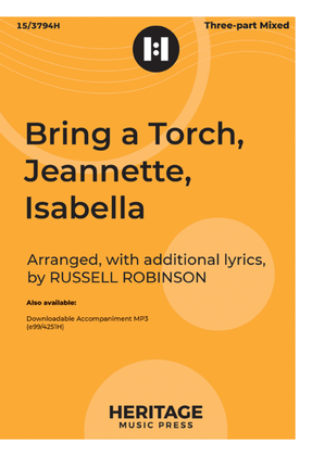 Book cover for Bring a Torch, Jeannette, Isabella