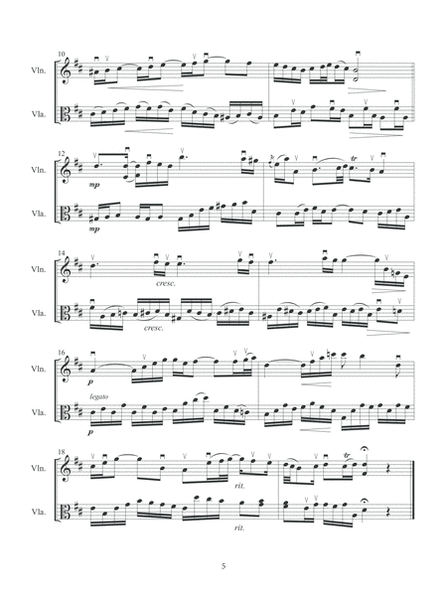 Wedding Music for Violin and Viola