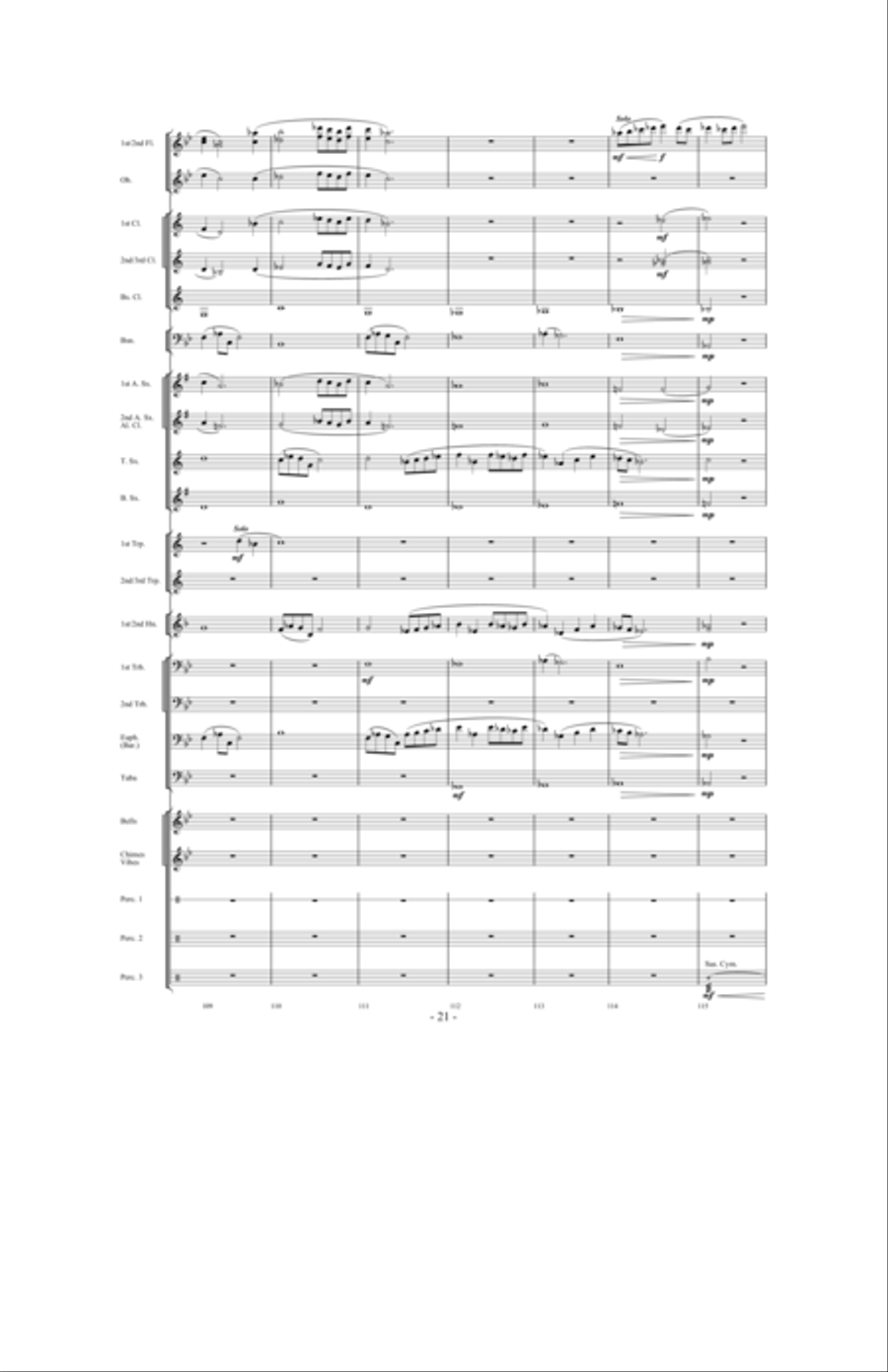Force Majeure Concert Band scores gallery preview page 20