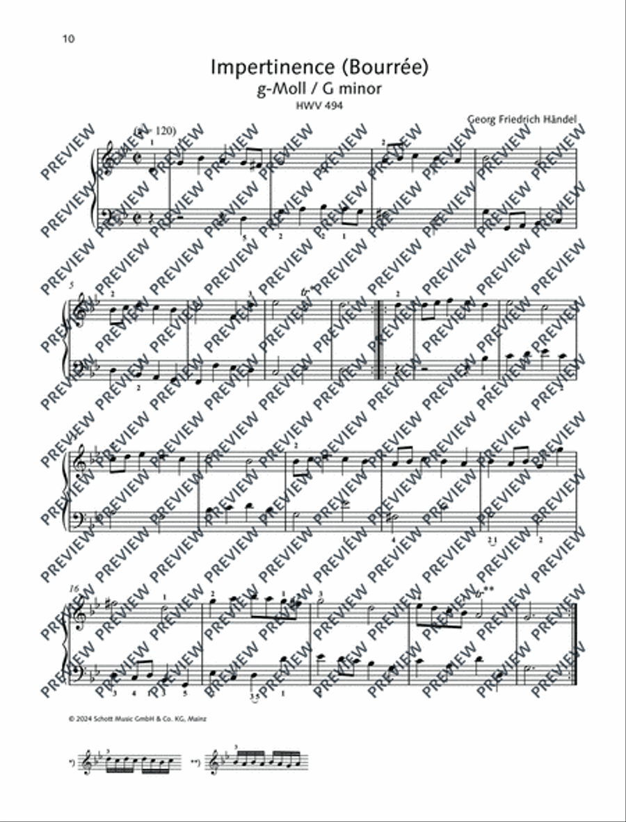 My First Handel Piano Solo scores gallery preview page 11