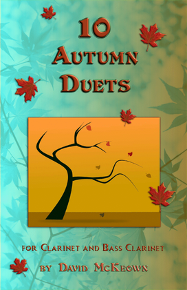 Book cover for 10 Autumn Duets for Clarinet and Bass Clarinet