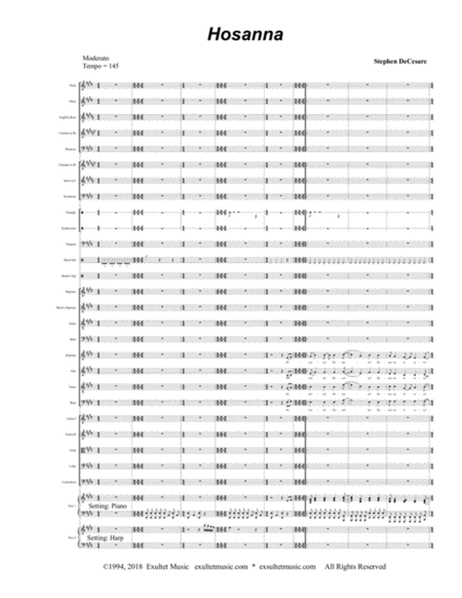 Hosanna (from "Requiem Mass" - Full Score) image number null