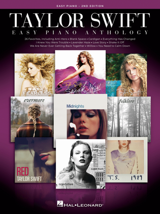 Book cover for Taylor Swift Easy Piano Anthology - 2nd Edition