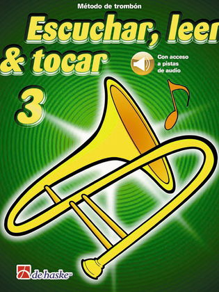 Book cover for Escuchar, leer & tocar 3 trombón