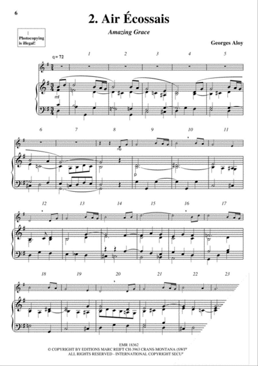 10 Preludes sur des airs anciens Violin Solo scores gallery preview page 4
