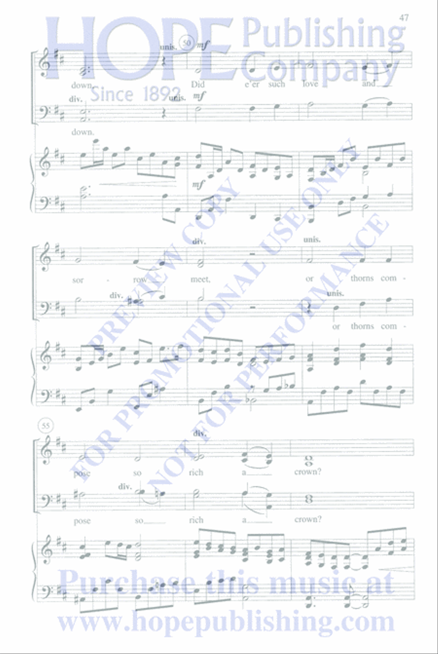 Here is the Love Here is the Love Choir scores gallery preview page 51