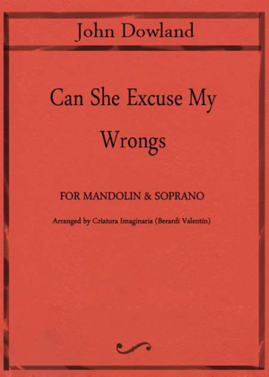 Can she excuse my wrongs - Mandolin & Soprano