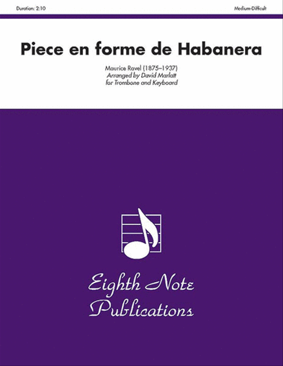 Piece en Forme de Habanera Small Ensemble scores gallery preview page 1