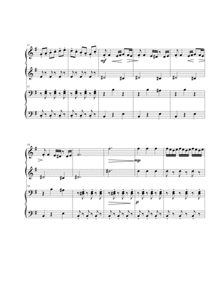 Carmen of Bizet: Chanson boheme. Piano 4 hands image number null
