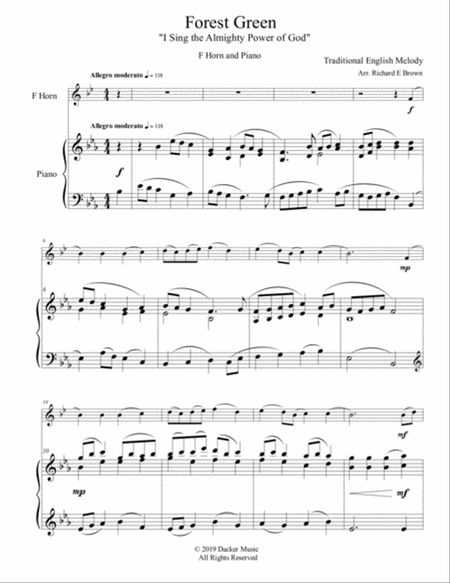 Forest Green Forest Green Horn scores gallery preview page 2