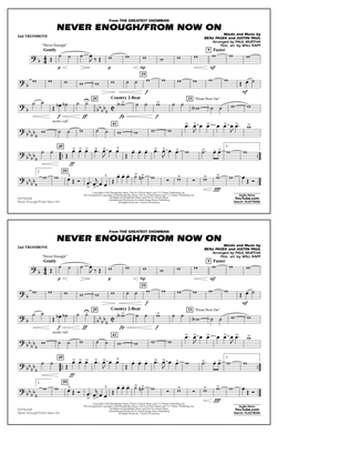 Book cover for Never Enough/From Now On - 2nd Trombone