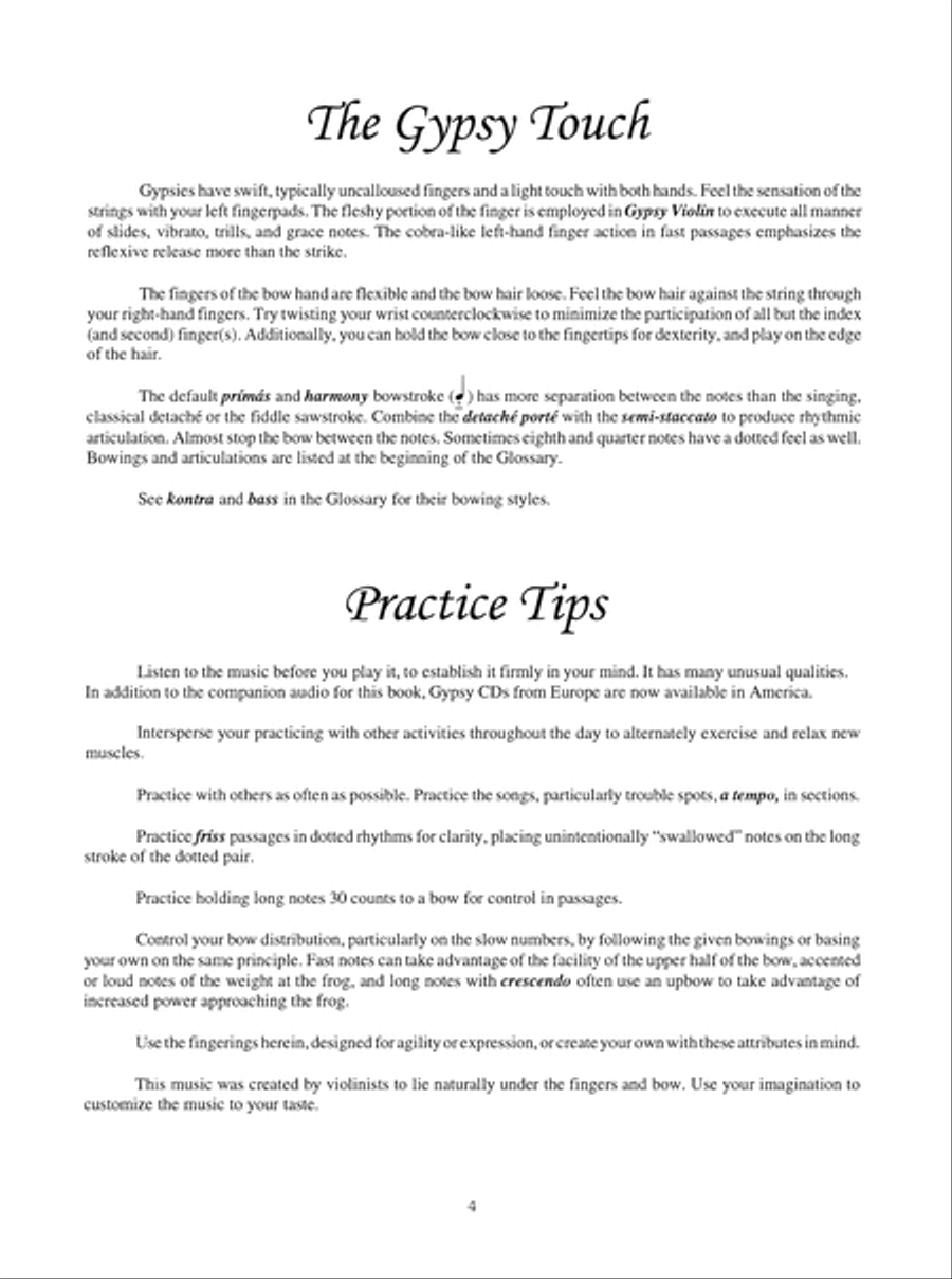 Gypsy Violin Violin scores gallery preview page 10