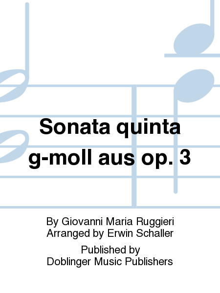 Sonata quinta g-moll aus op. 3