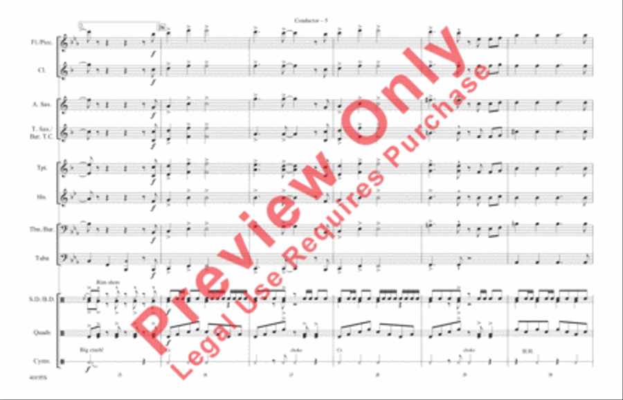She Loves You She Loves You Marching Band scores gallery preview page 6