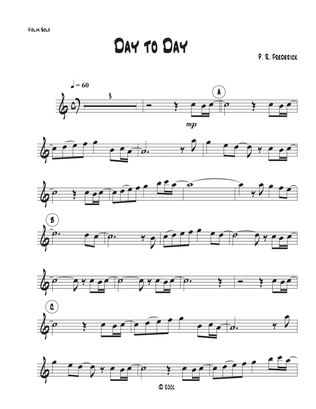 Book cover for Day To Day (Violin Solo)