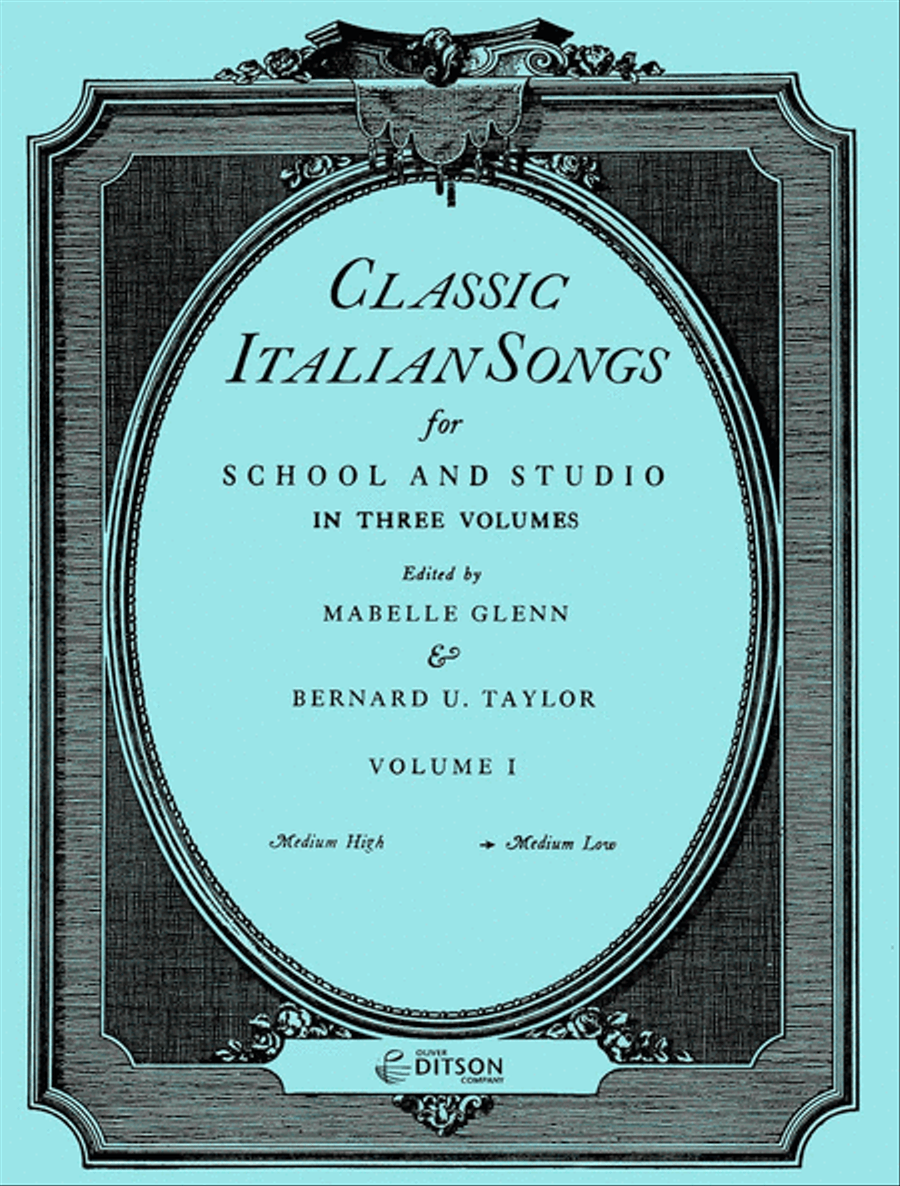 Classic Italian Songs Chamber Music scores gallery preview page 1