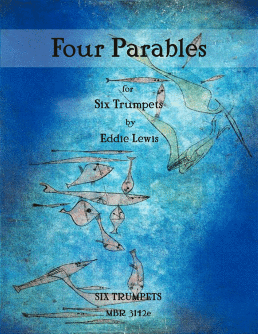 Four Parables for Six Trumpets by Eddie Lewis Brass Ensemble scores gallery preview page 1