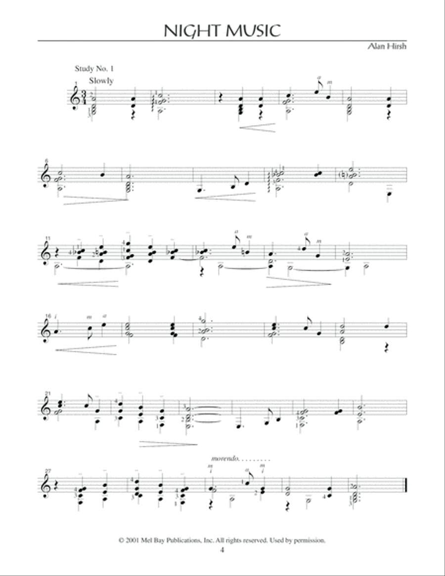 Twenty Studies in Fixed Positions for Classic Guitar Acoustic Guitar scores gallery preview page 5
