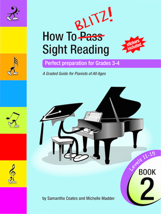 Book cover for How To Blitz Sight Reading Book 2 (Gr3 - Gr4)