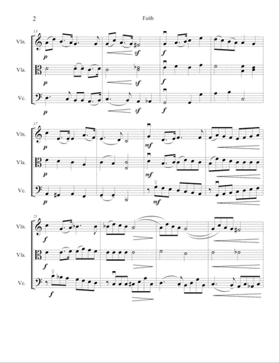Faith String Trio scores gallery preview page 3