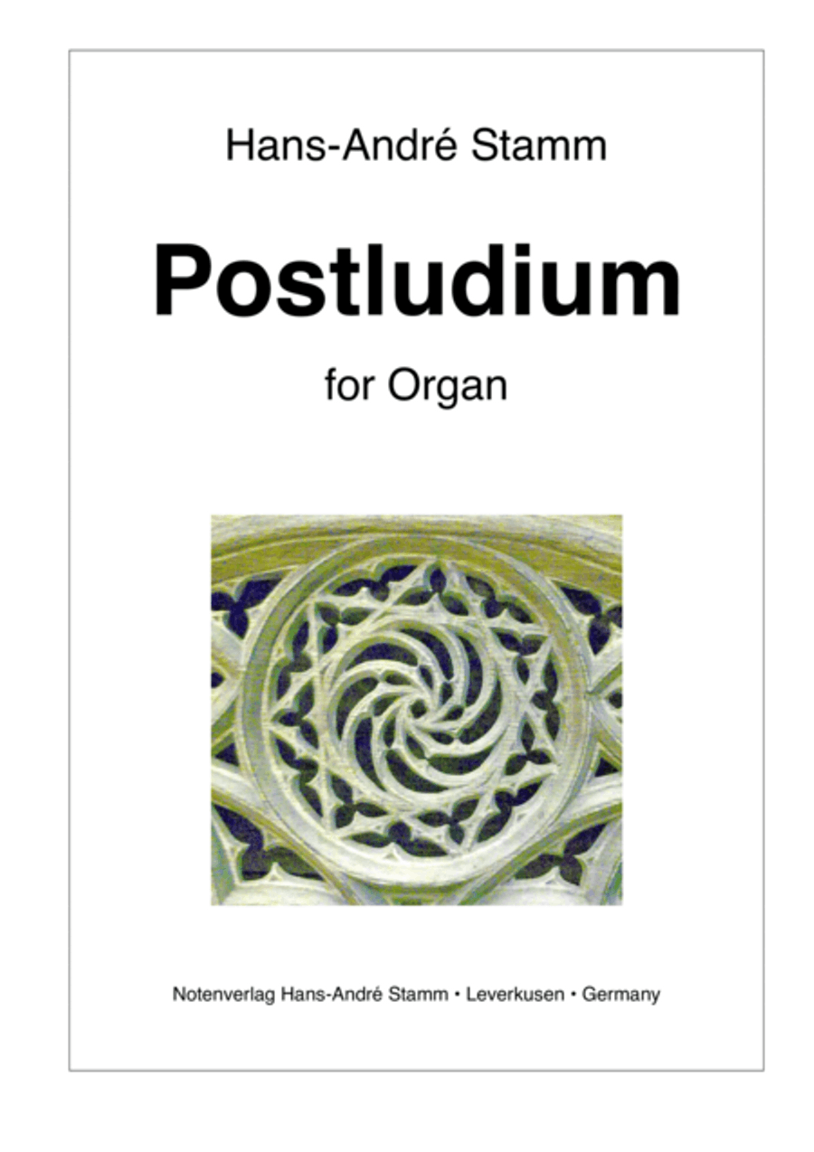 Postludium for organ Organ Solo scores gallery preview page 1