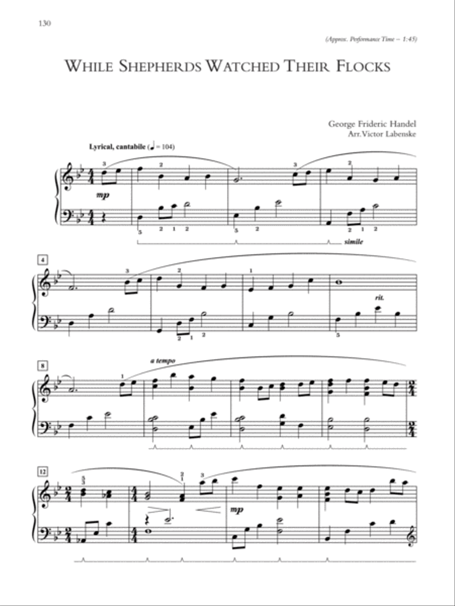 Sunday Morning Christmas Companion Piano Solo scores gallery preview page 5