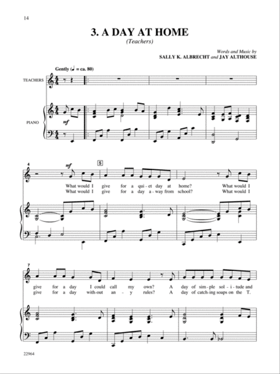 The Big Chill - Teacher's Handbook Unison Choir scores gallery preview page 18