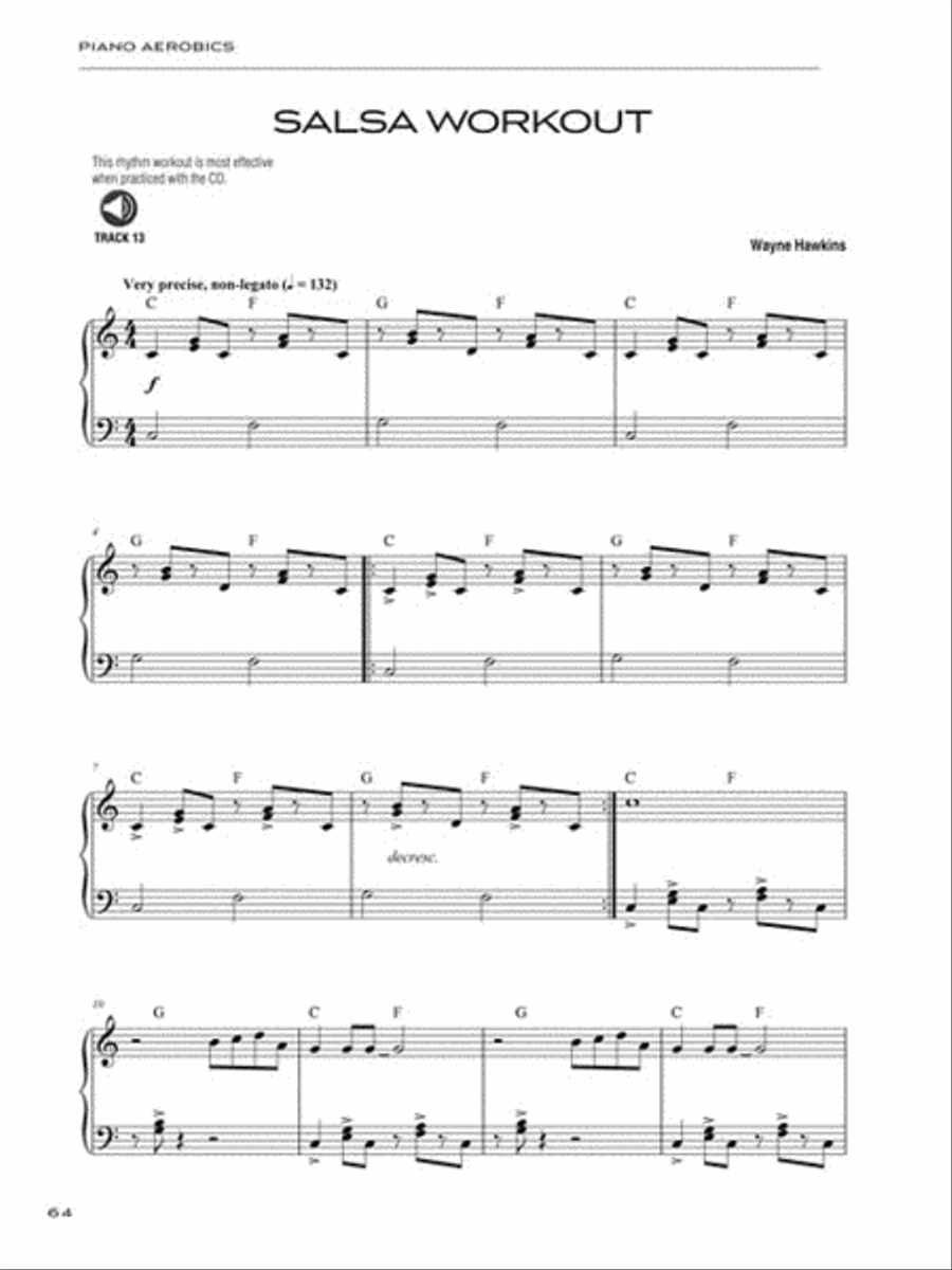 Piano Aerobics Piano Method scores gallery preview page 5