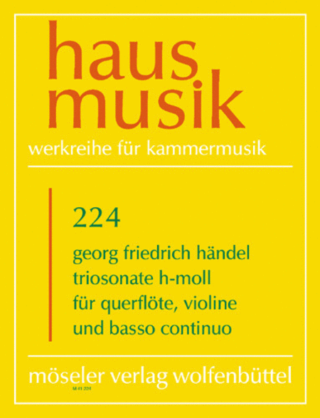 Triosonate h-Moll op. 2,1b HWV 386b