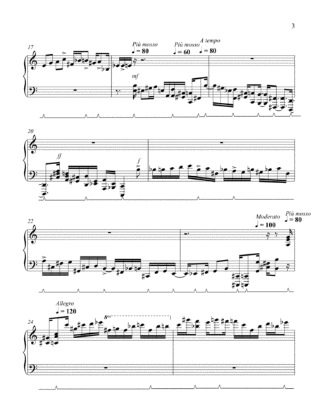 Concert Etude for the Left Hand, "Descent into Darkness" Op.3 image number null