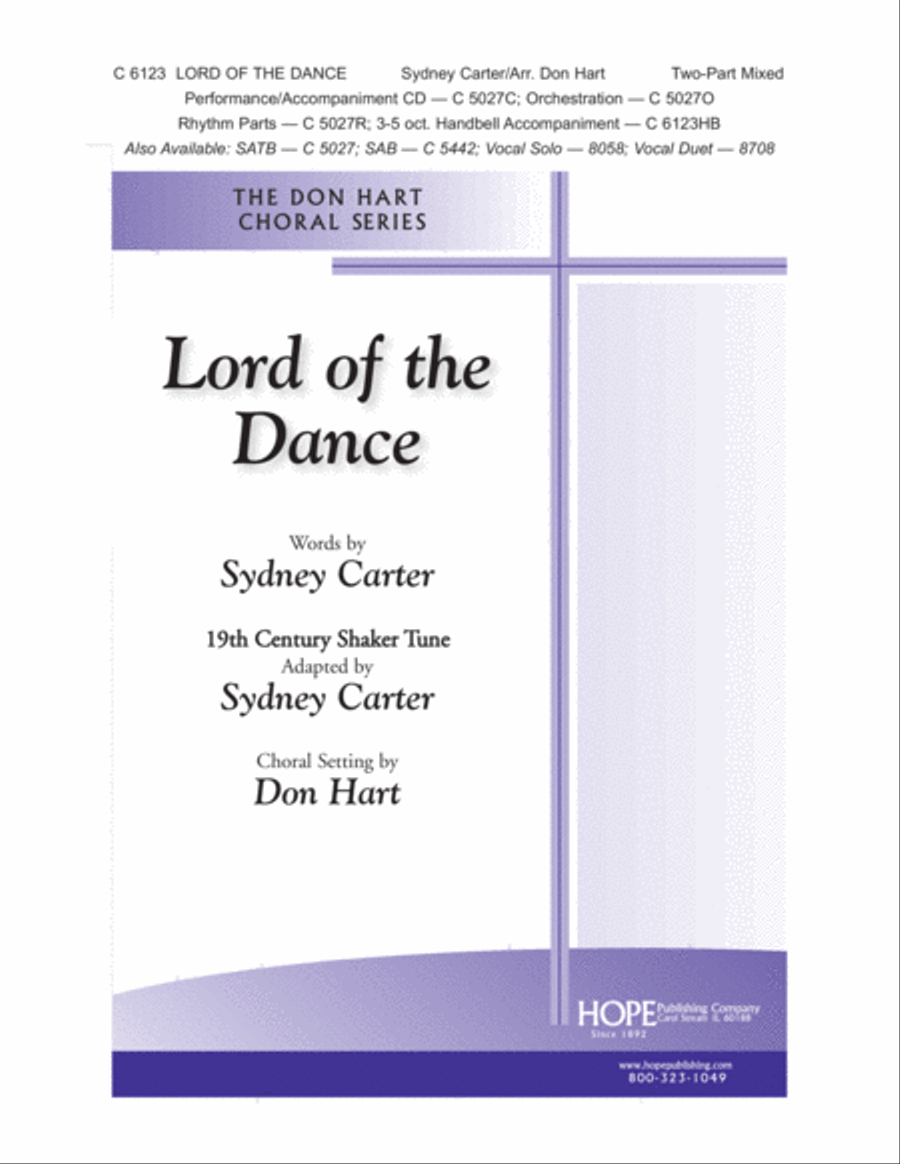 Lord of the Dance Lord of the Dance Choir scores gallery preview page 1