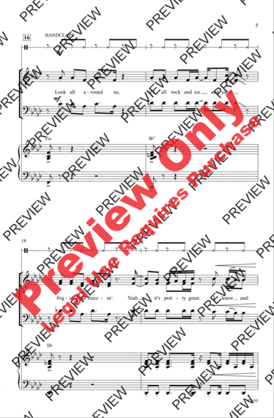 Perfection 3-Part scores gallery preview page 5